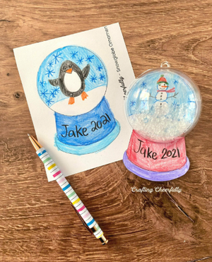 DIY Snow Globe Ornam